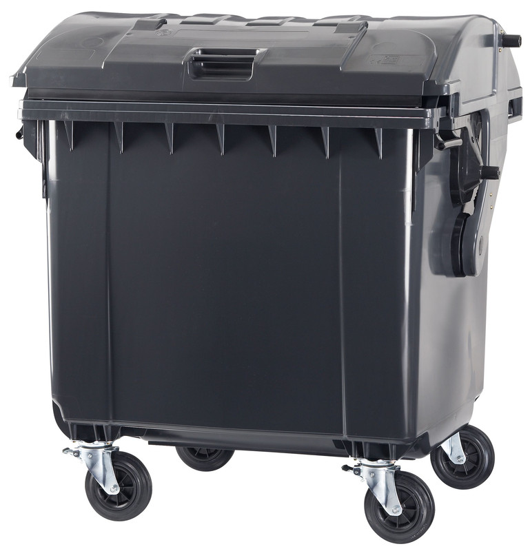 Контейнер ESE, 1100л, HDPE, сірий